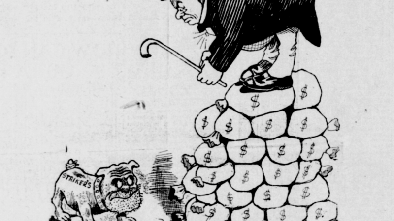 노동조합 관련 실사 또는 그래픽 이미지: Cedar-rapids-evening-gazette-Jul-19-1901-p-1