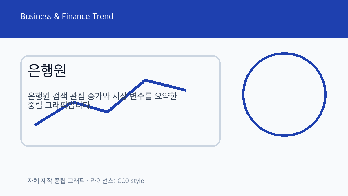 은행원 관련 비즈니스 금융 트렌드 그래픽 1