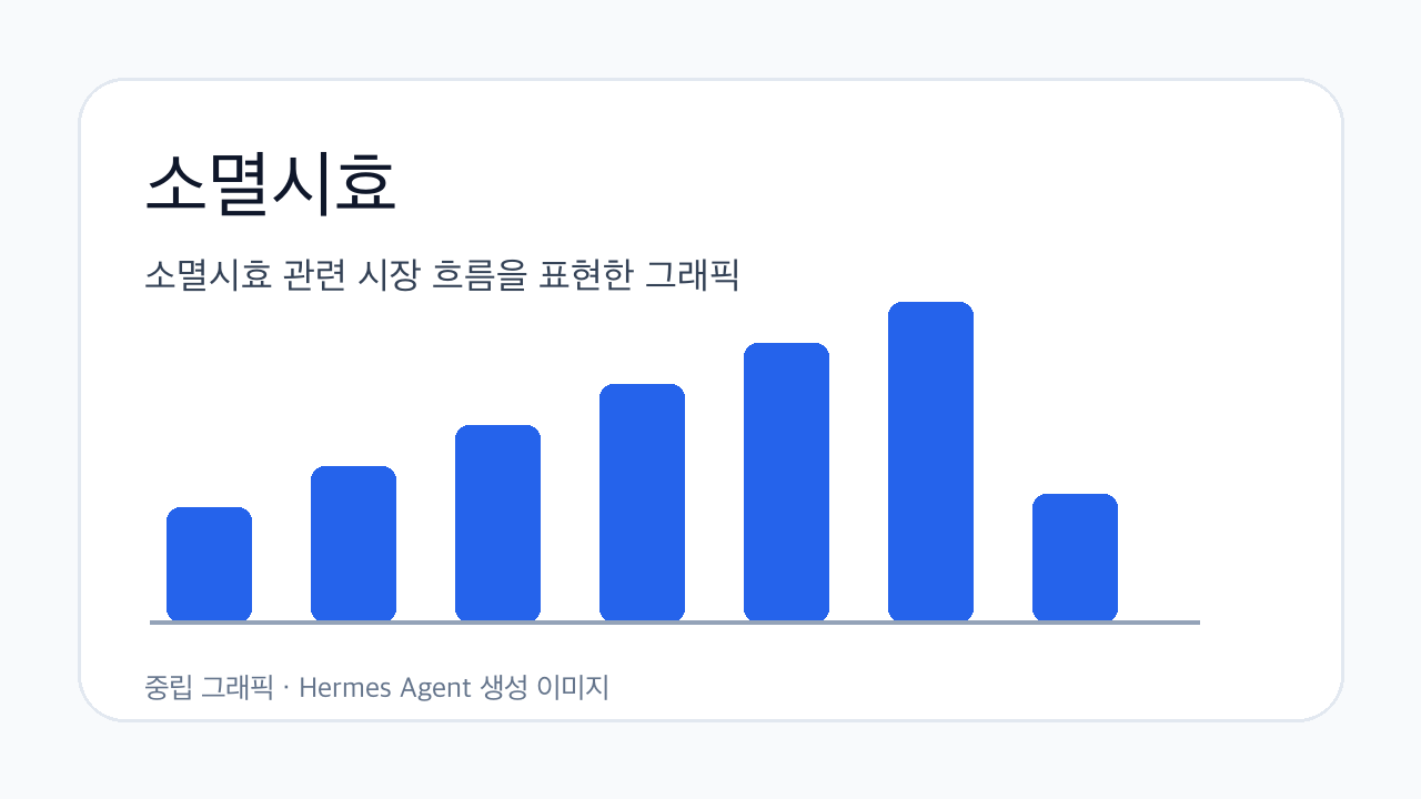 소멸시효 관련 시장 흐름을 표현한 그래픽