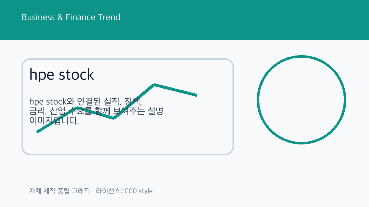 hpe stock 관련 금융 트렌드 그래픽 2