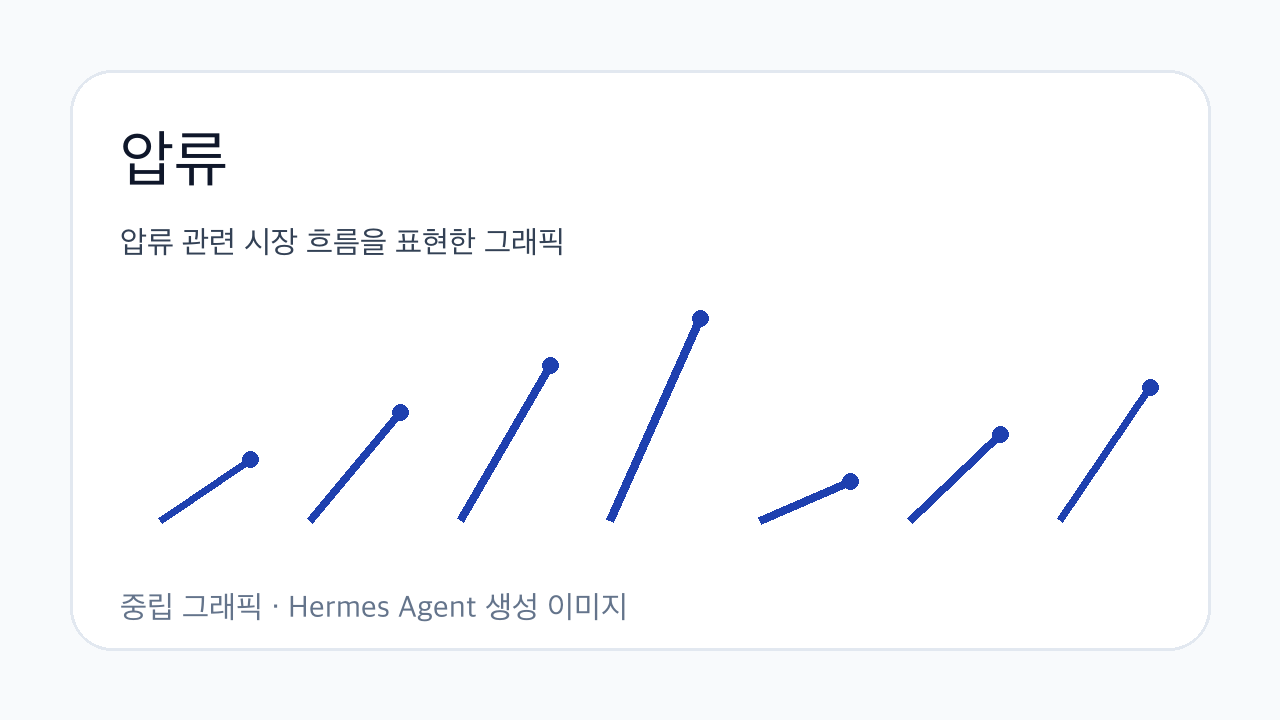 압류 관련 시장 흐름을 표현한 그래픽