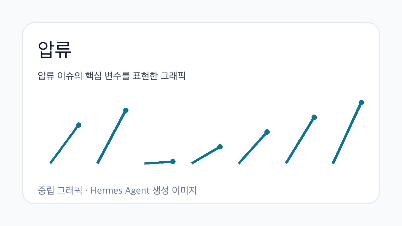 압류 이슈의 핵심 변수를 표현한 그래픽