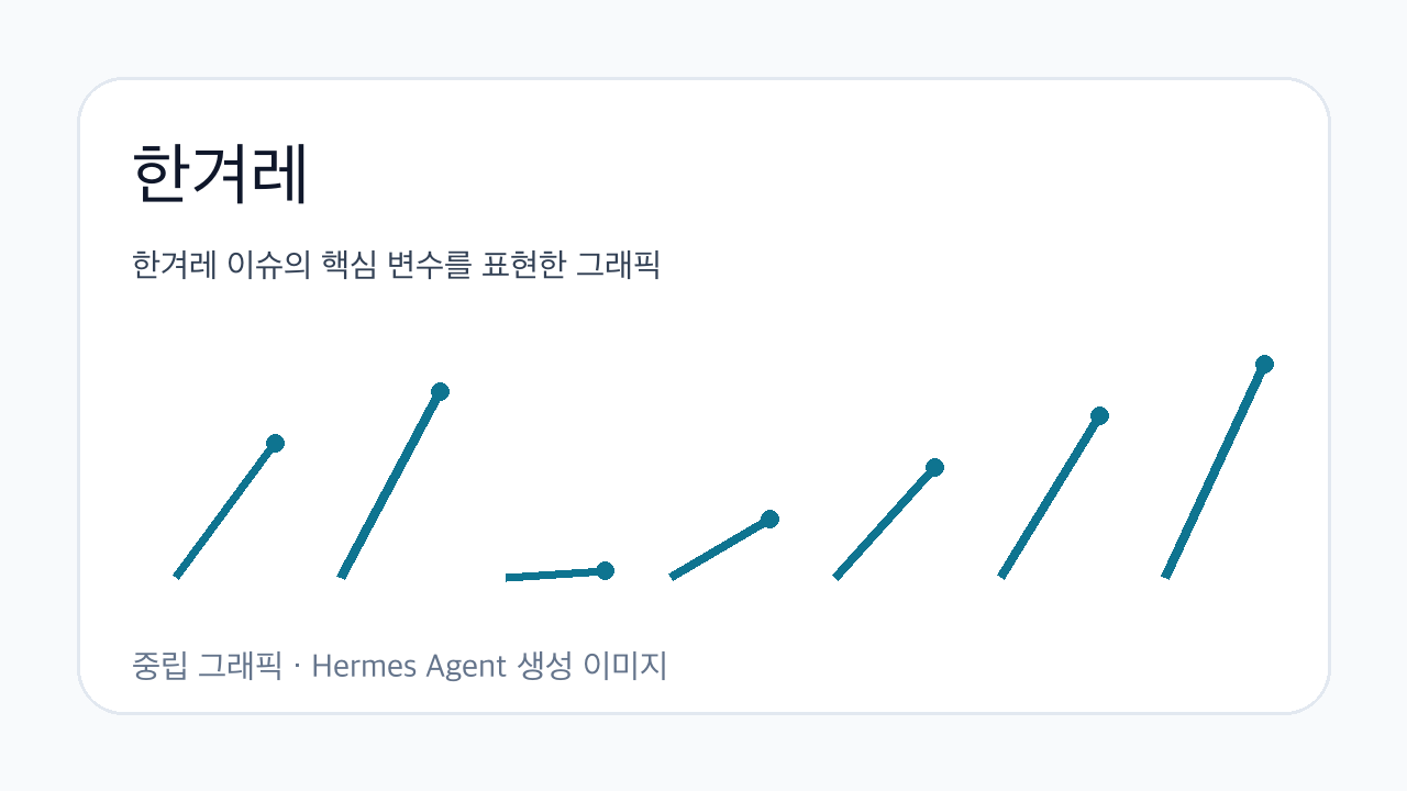 한겨레 이슈의 핵심 변수를 표현한 그래픽