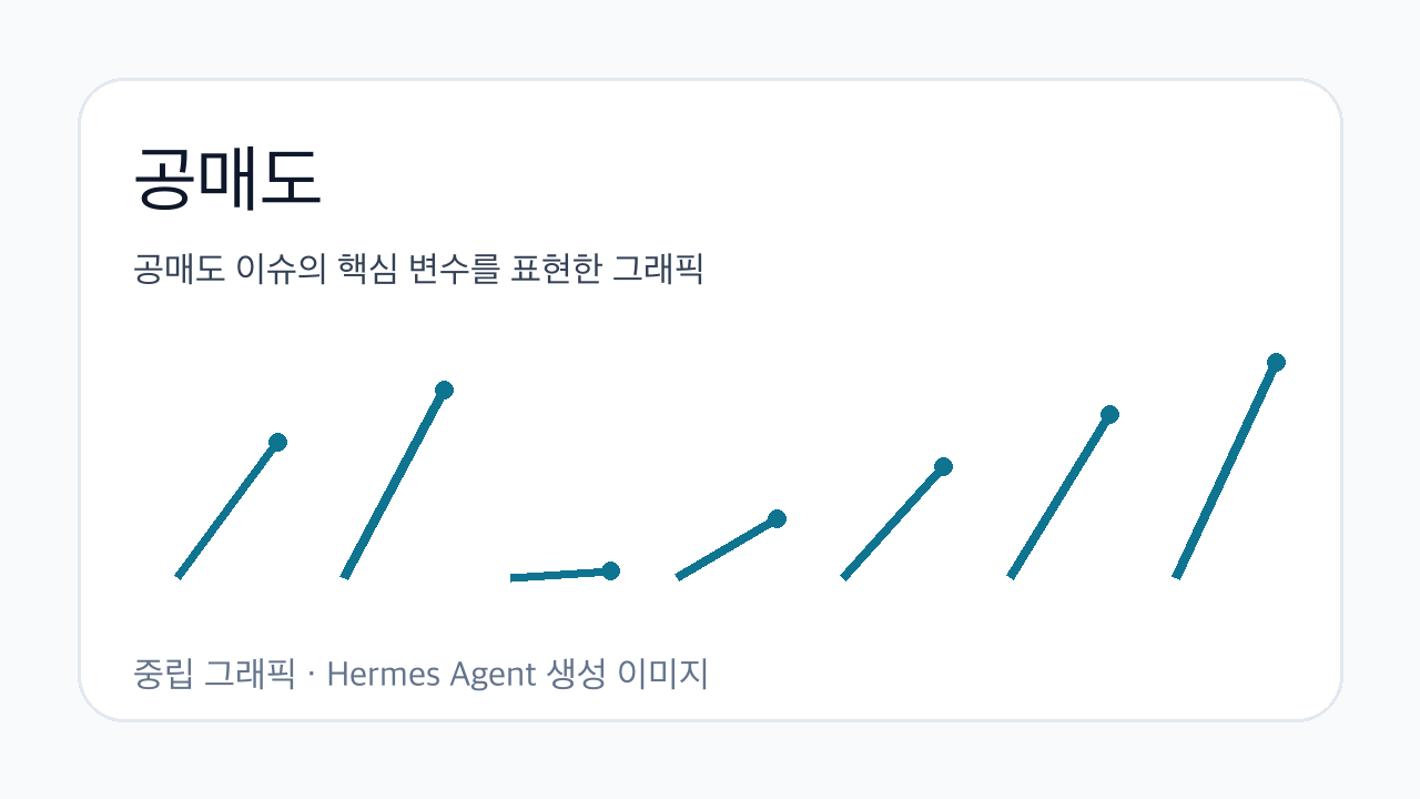 공매도 이슈의 핵심 변수를 표현한 그래픽